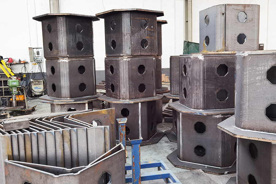 Estructuras de acero personalizadas.